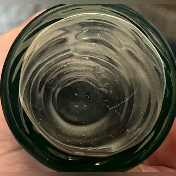 1980s Coca Cola Green    Vintage Antique Glass Cup Logo . - Picture 6 of 17